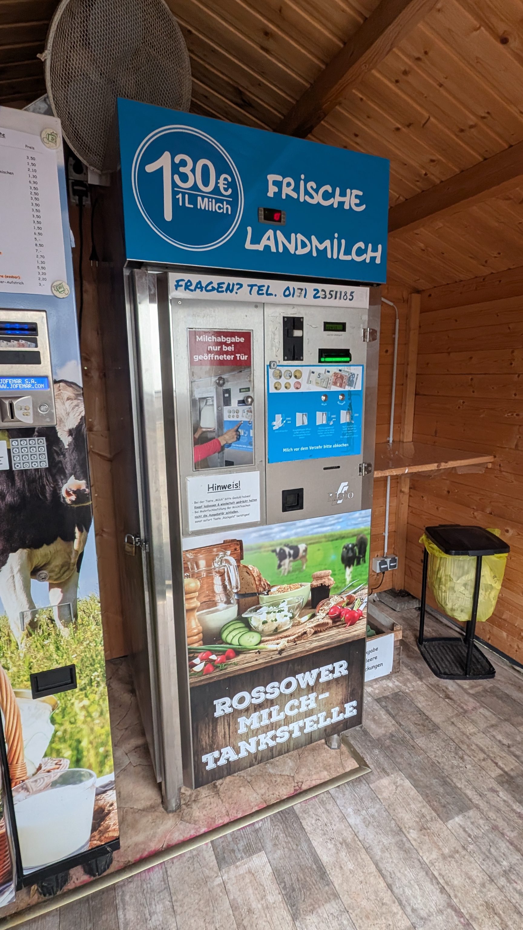 Milchtankestelle